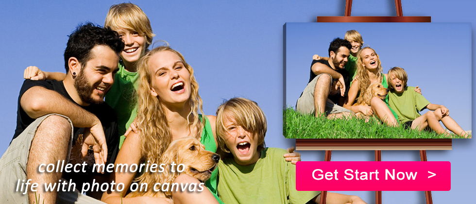 Share your photos in a big, beautiful way by giving canvas prints as gifts to family and friends.